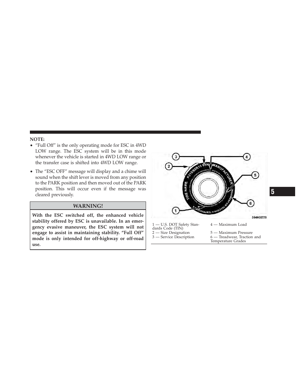 Tire safety information, Tire markings | Jeep 2010 Liberty - Owner Manual User Manual | Page 344 / 522