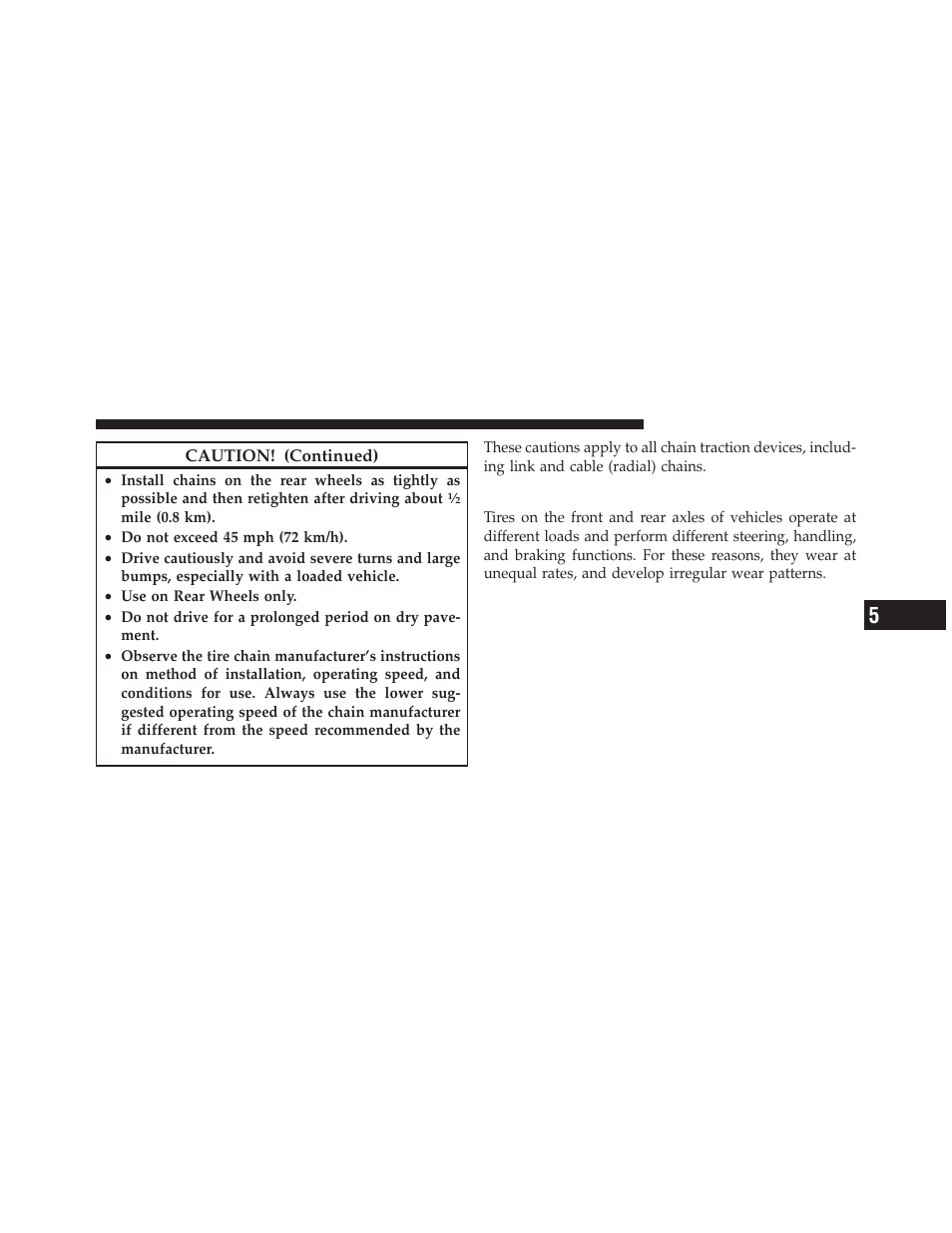 Tire rotation recommendations | Jeep 2010 Liberty - Owner Manual User Manual | Page 362 / 522