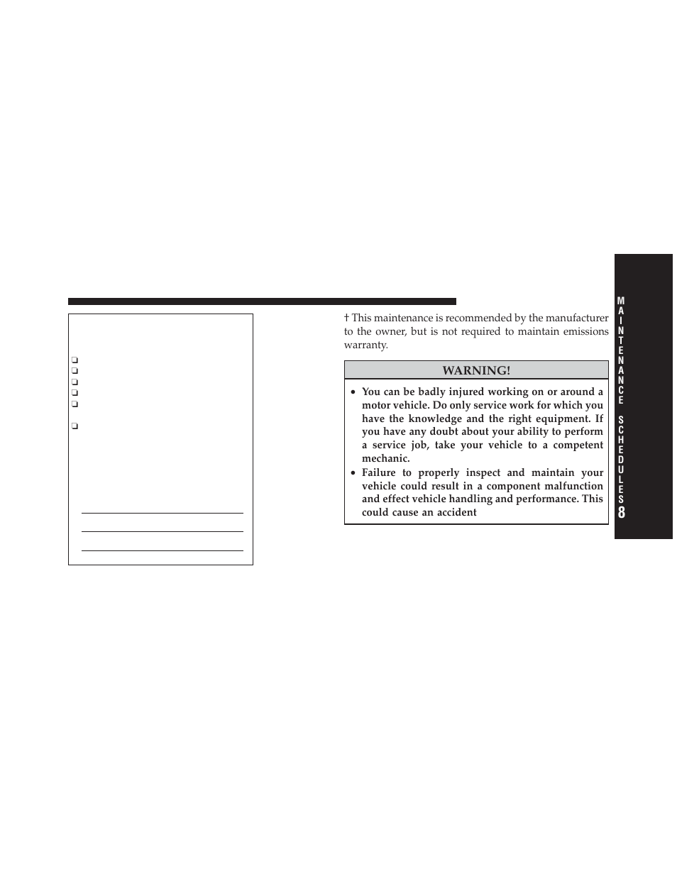 Warning | Jeep 2010 Liberty - Owner Manual User Manual | Page 488 / 522