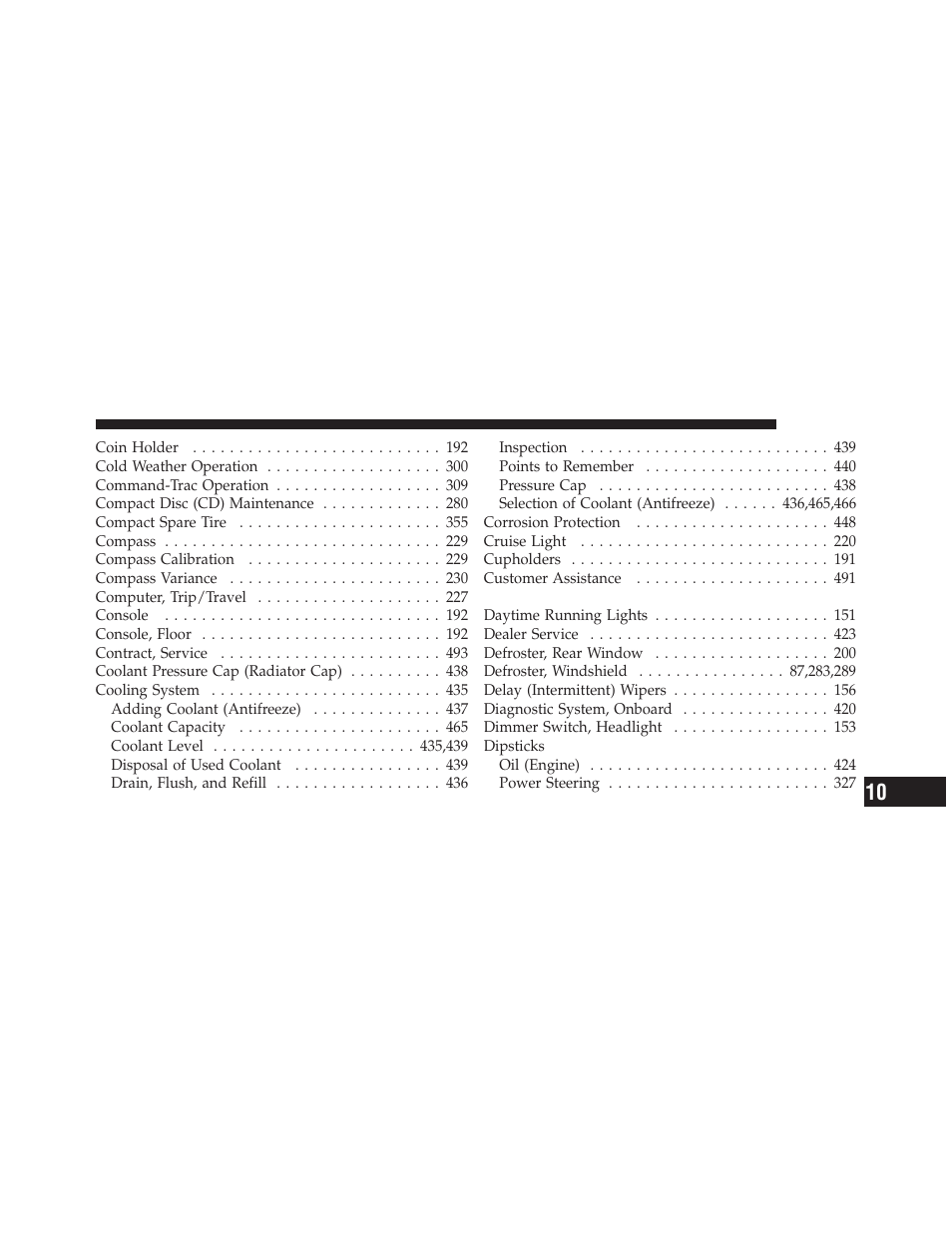 Jeep 2010 Liberty - Owner Manual User Manual | Page 504 / 522