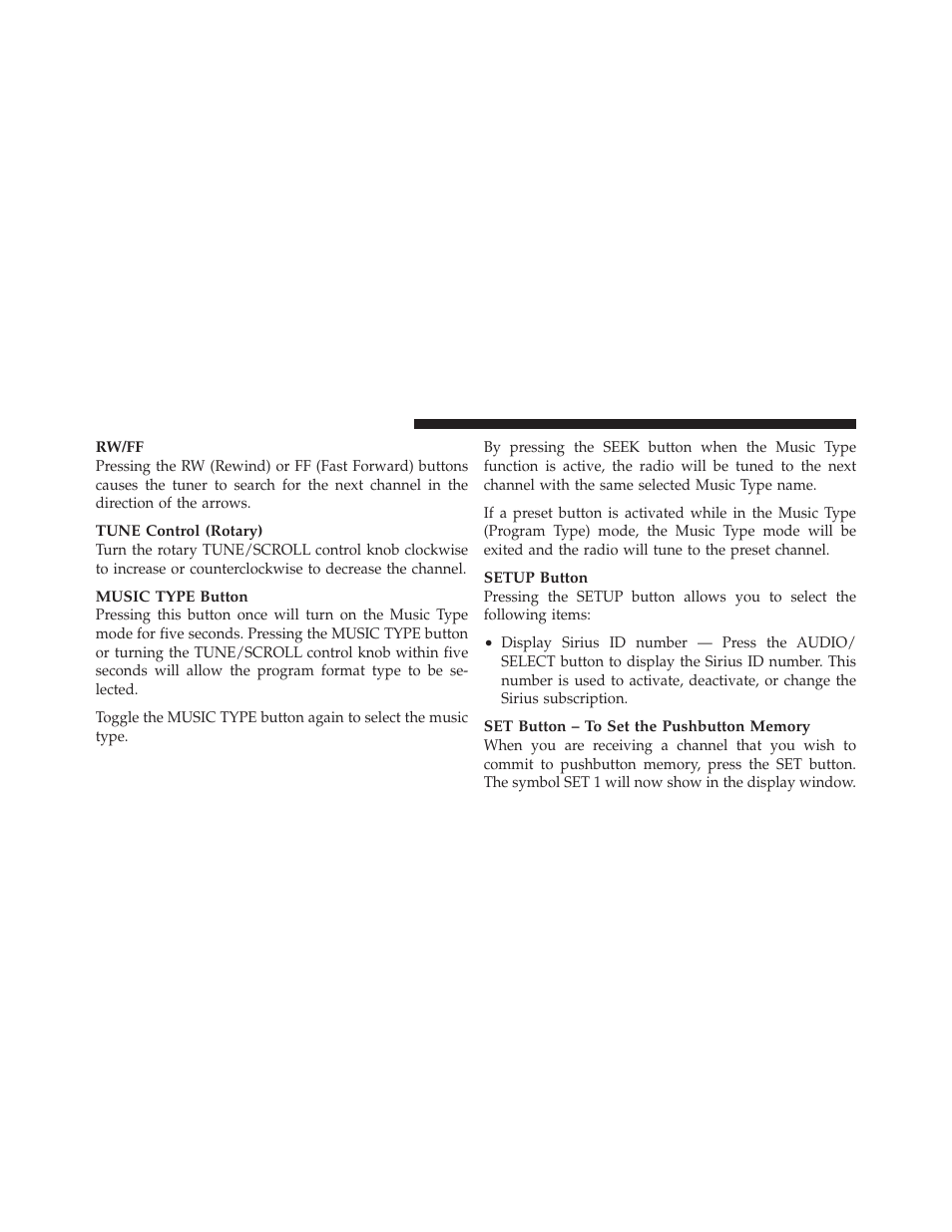 Operation instructions - auxiliary mode | Jeep 2010 Patriot - Owner Manual User Manual | Page 257 / 496