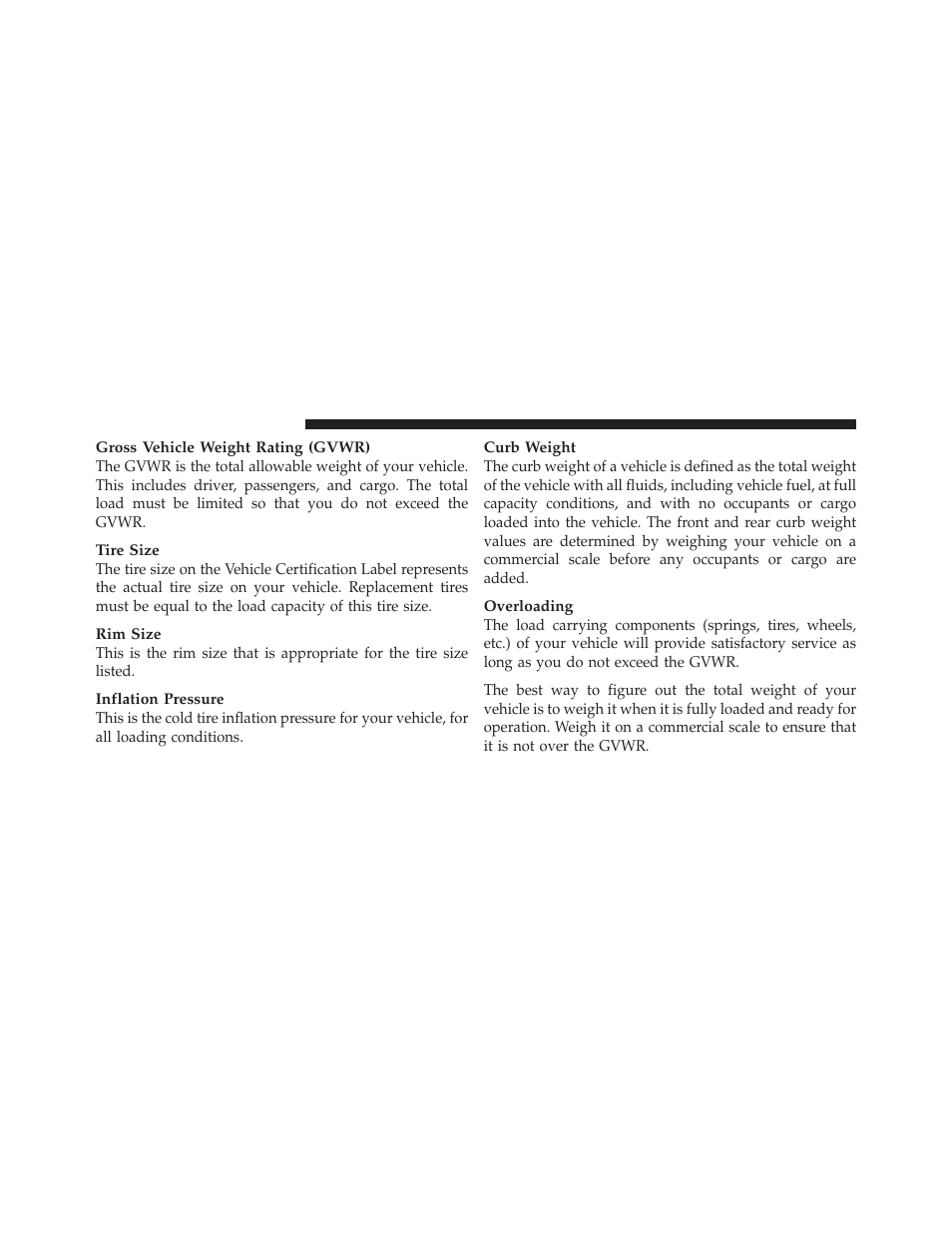 Tire spinning, Tread wear indicators | Jeep 2010 Patriot - Owner Manual User Manual | Page 369 / 496