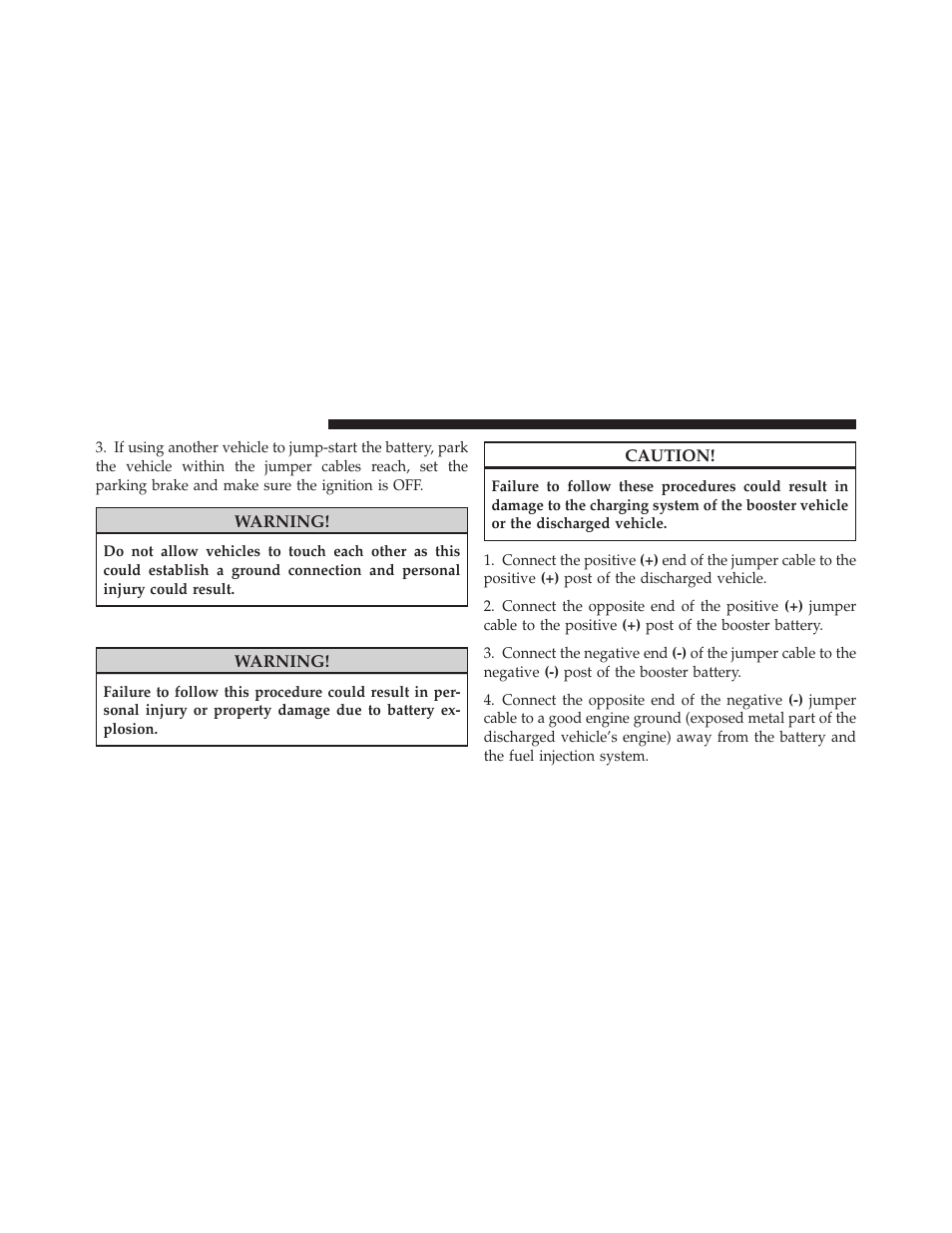 Jump-starting procedure, Trailer towing, Common towing definitions | Jeep 2010 Patriot - Owner Manual User Manual | Page 395 / 496