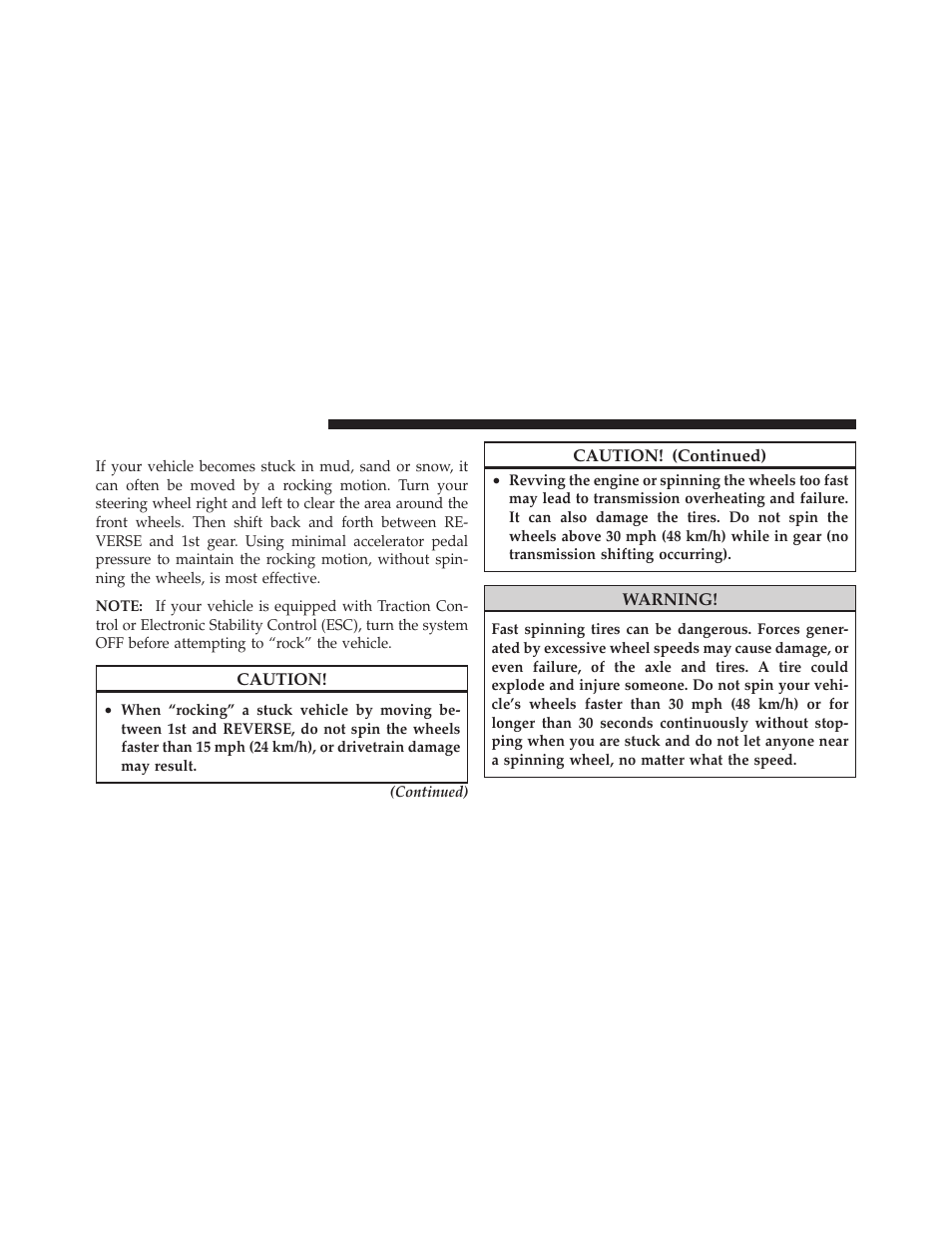 Freeing a stuck vehicle, Trailer hitch classification | Jeep 2010 Patriot - Owner Manual User Manual | Page 397 / 496