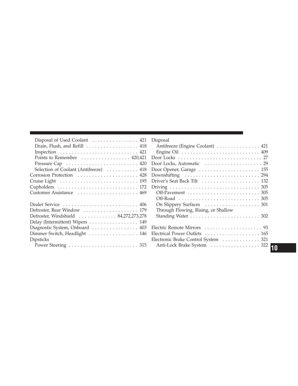 Maintenance schedules | Jeep 2010 Patriot - Owner Manual User Manual | Page 482 / 496