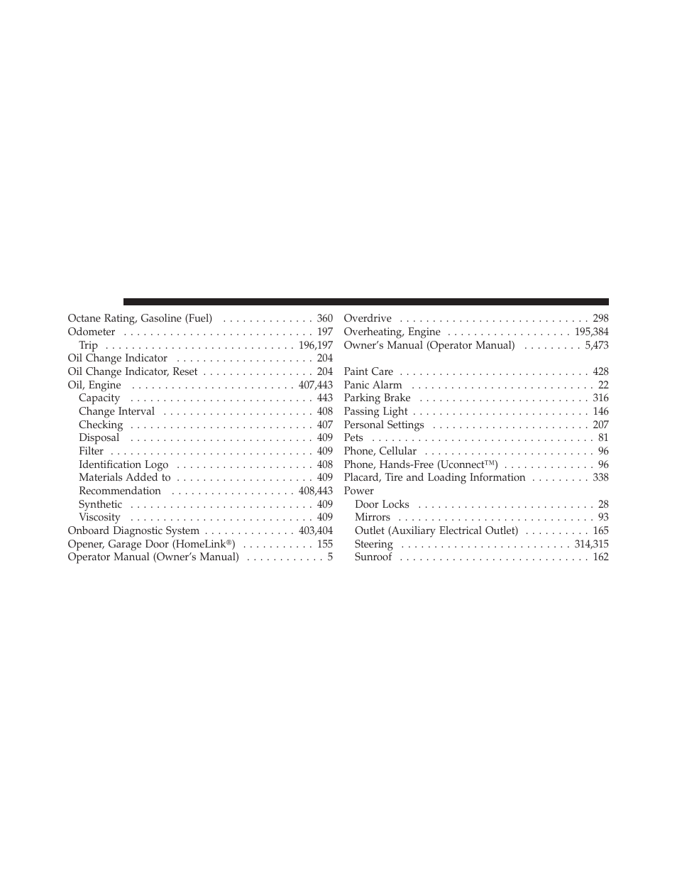 Jeep 2010 Patriot - Owner Manual User Manual | Page 489 / 496