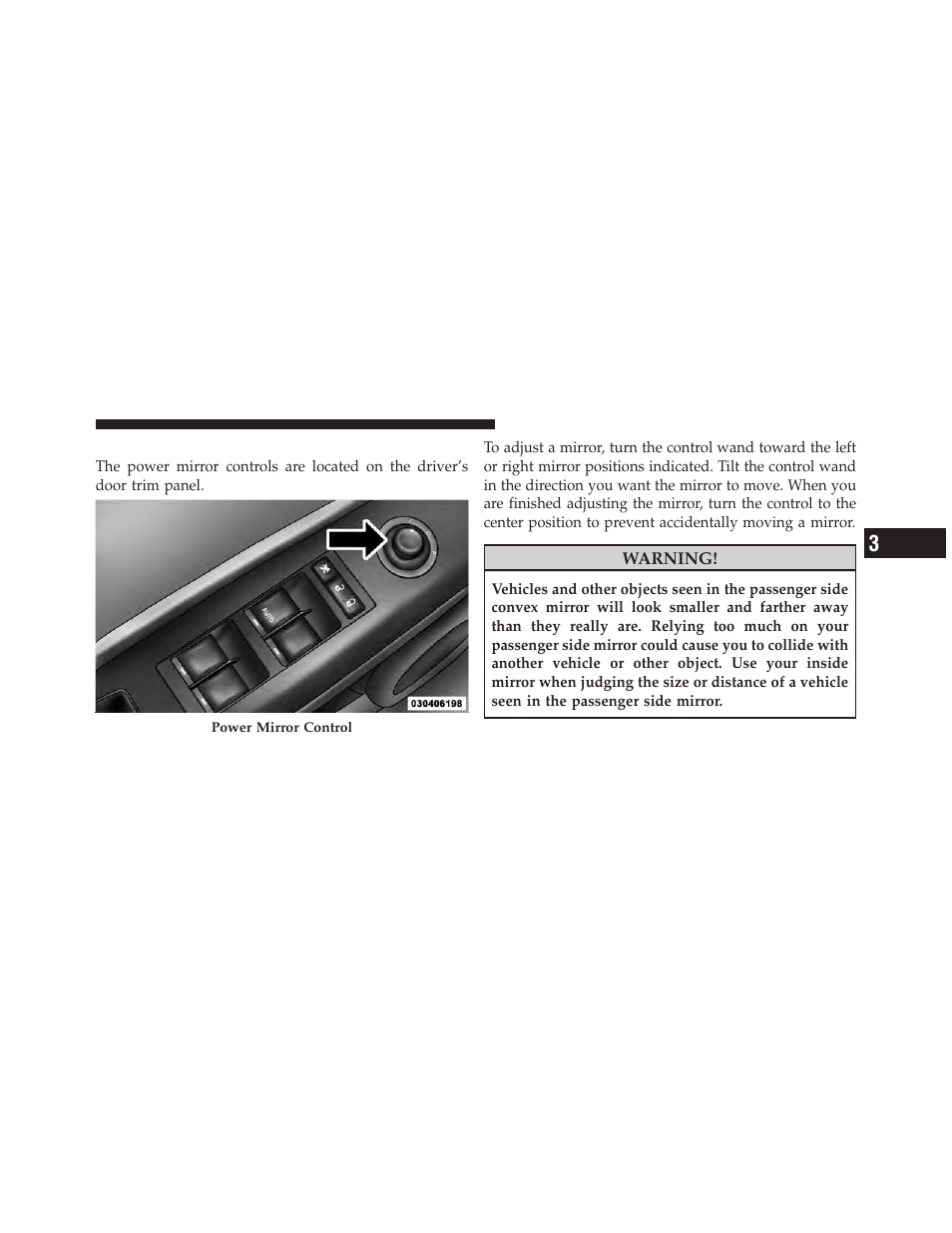 Power mirrors | Jeep 2010 Patriot - Owner Manual User Manual | Page 94 / 496