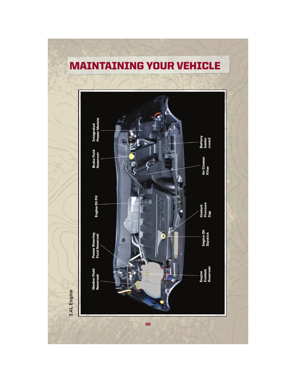 4l engine, Maintaining your vehicle | Jeep 2010 Patriot - User Guide User Manual | Page 58 / 72