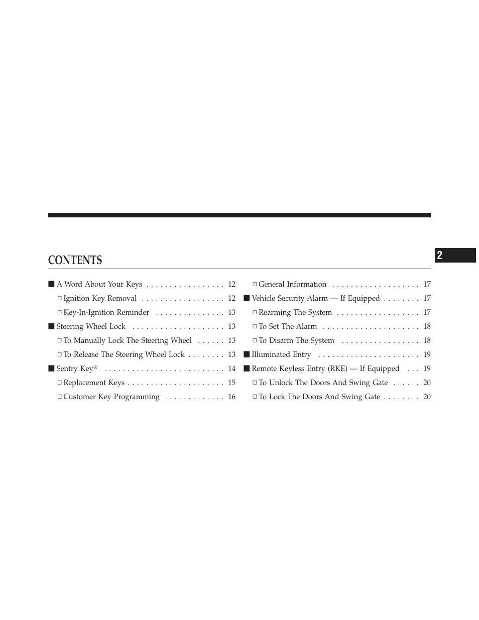 Jeep 2010 Wrangler Unlimited - Owner Manual User Manual | Page 10 / 554