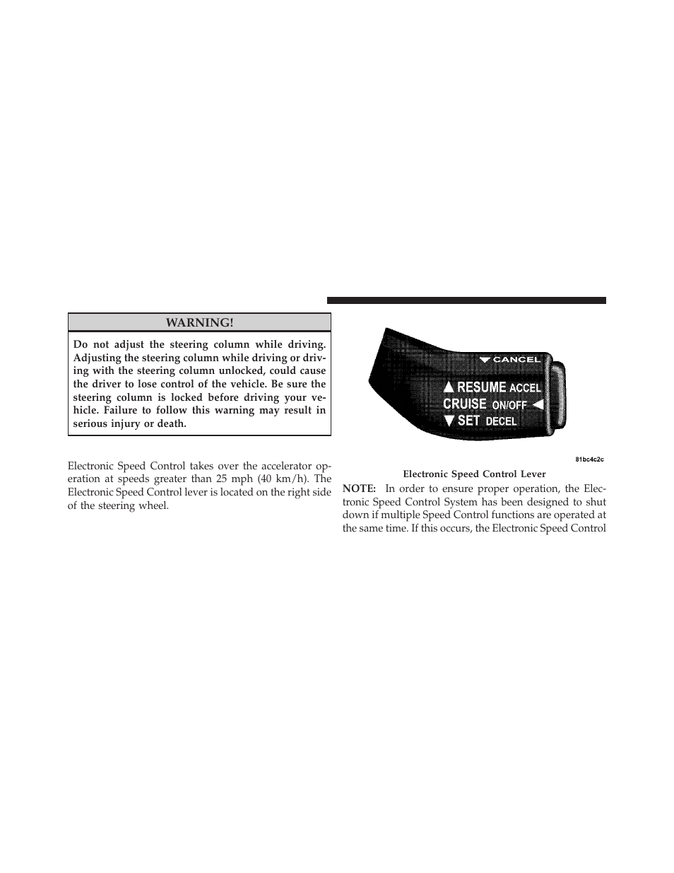 Electronic speed control — if equipped | Jeep 2010 Wrangler Unlimited - Owner Manual User Manual | Page 147 / 554