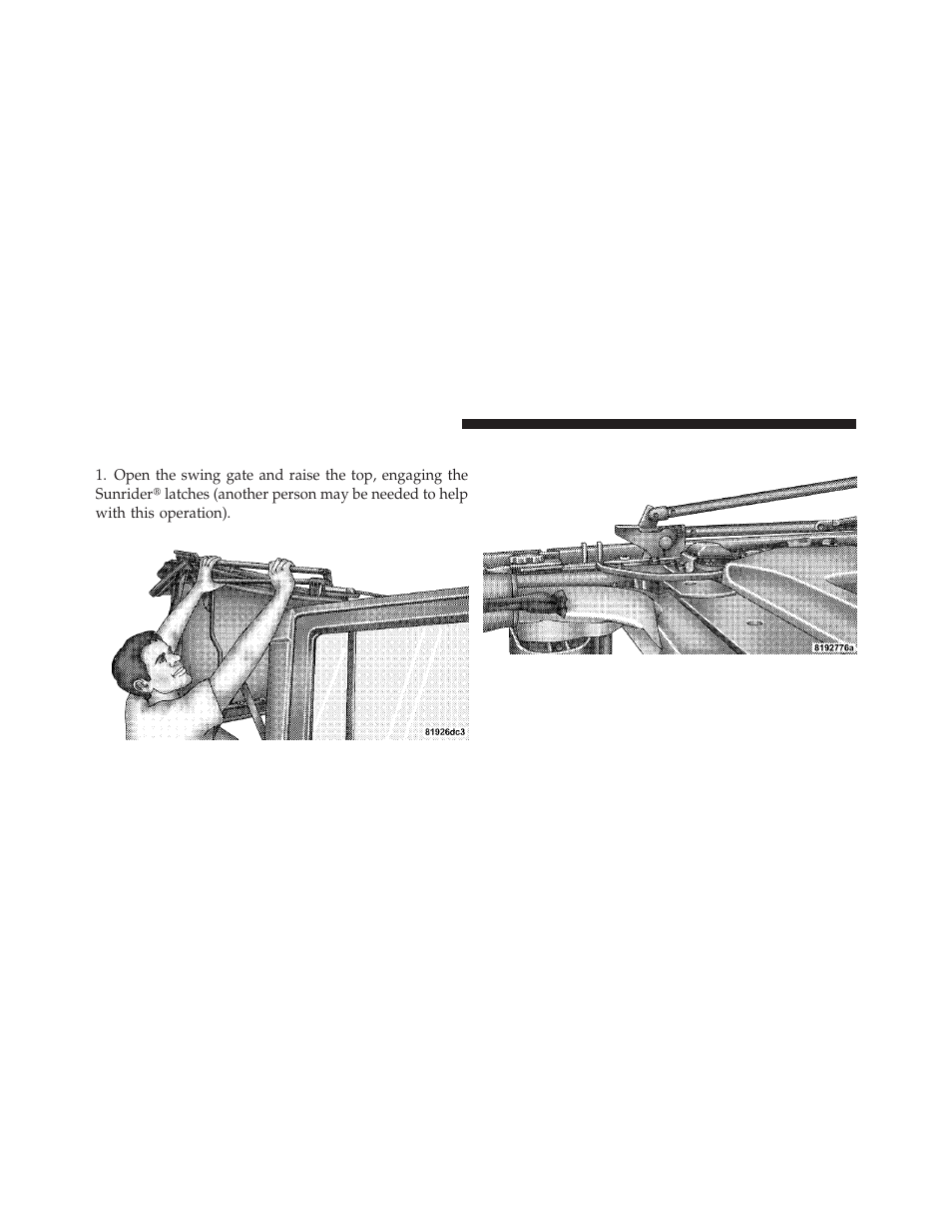 Quick steps for raising the soft top | Jeep 2010 Wrangler Unlimited - Owner Manual User Manual | Page 211 / 554