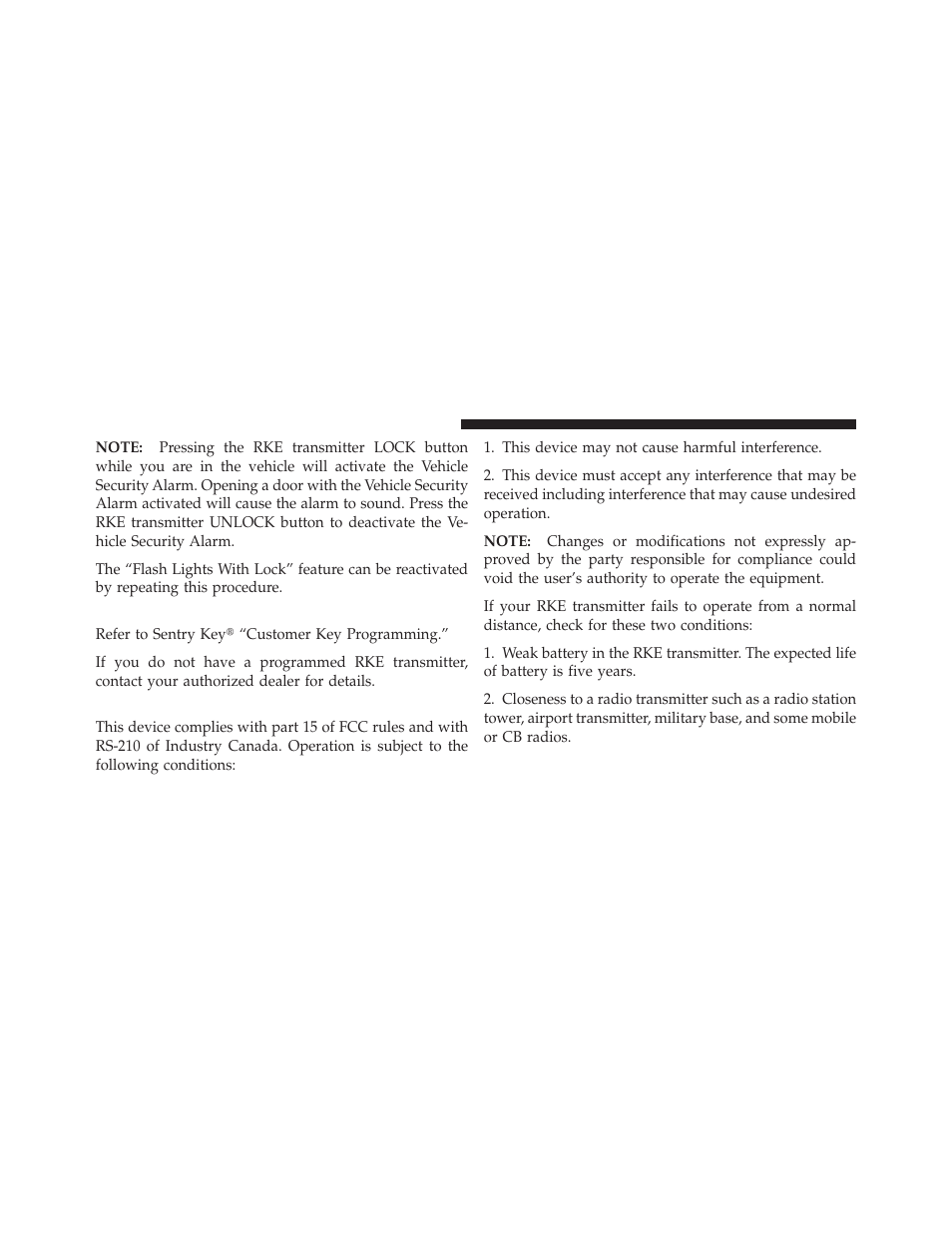 Programming additional transmitters, General information | Jeep 2010 Wrangler Unlimited - Owner Manual User Manual | Page 23 / 554