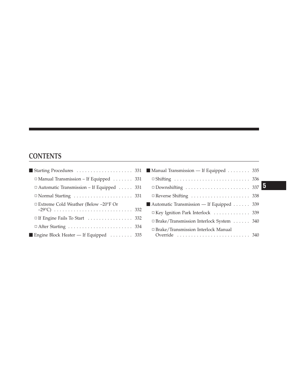 Jeep 2010 Wrangler Unlimited - Owner Manual User Manual | Page 328 / 554