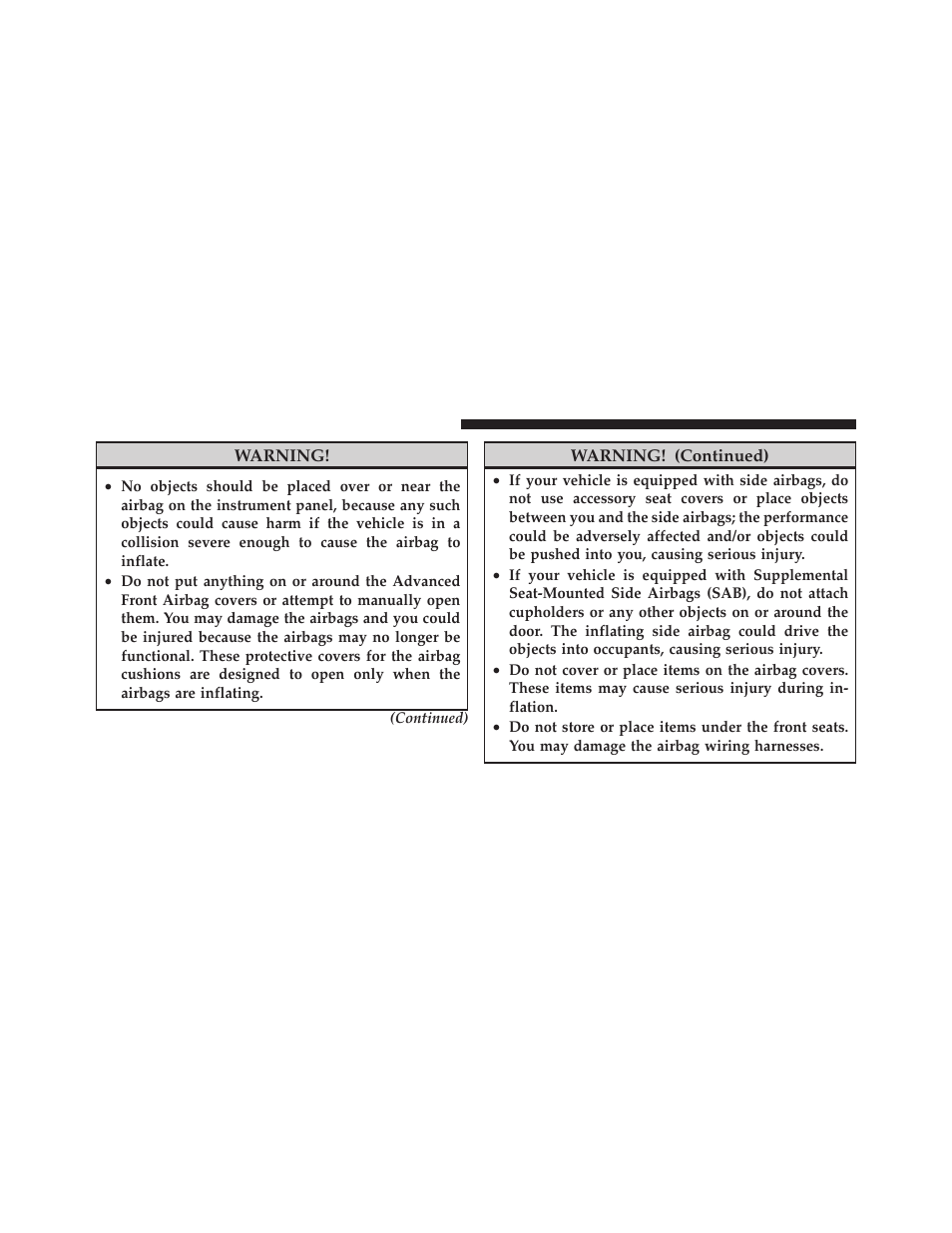 Jeep 2010 Wrangler Unlimited - Owner Manual User Manual | Page 53 / 554