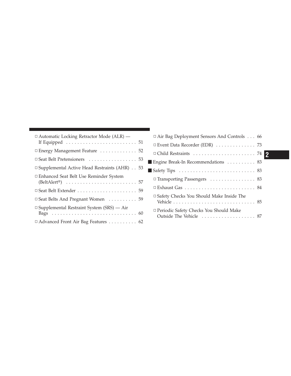 Jeep 2011 Compass - Owner Manual User Manual | Page 13 / 490