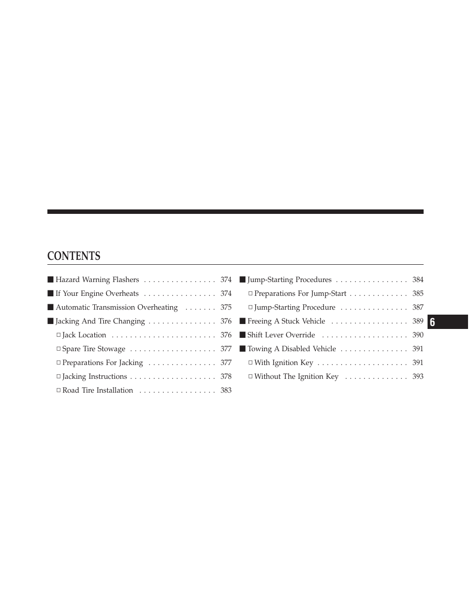 Jeep 2011 Compass - Owner Manual User Manual | Page 375 / 490