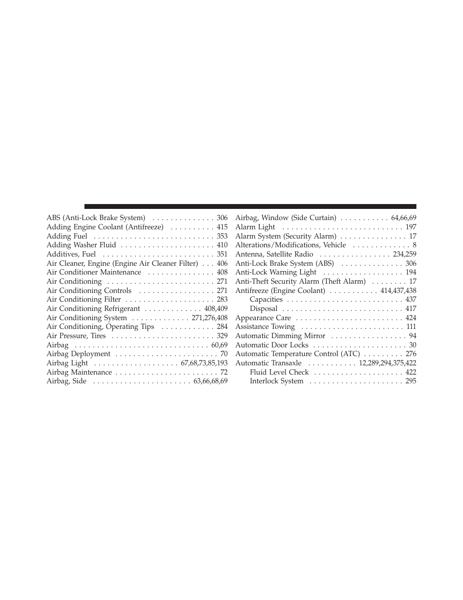 Jeep 2011 Compass - Owner Manual User Manual | Page 472 / 490