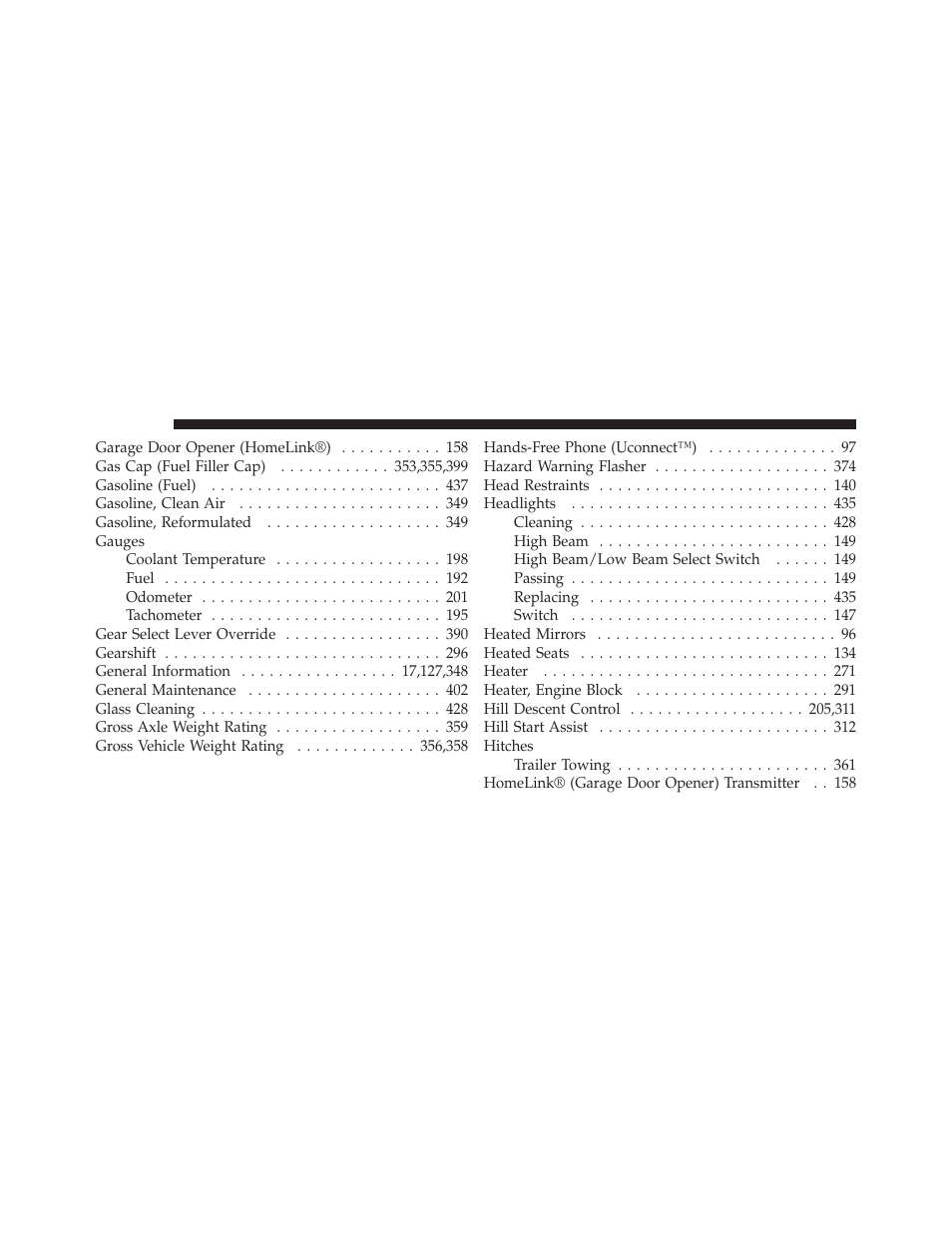 Jeep 2011 Compass - Owner Manual User Manual | Page 478 / 490