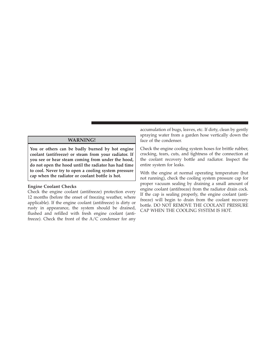 Cooling system | Jeep 2011 Grand Cherokee - Owner Manual User Manual | Page 504 / 587