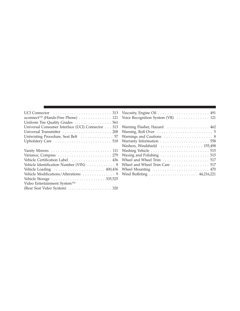 Jeep 2011 Grand Cherokee - Owner Manual User Manual | Page 584 / 587