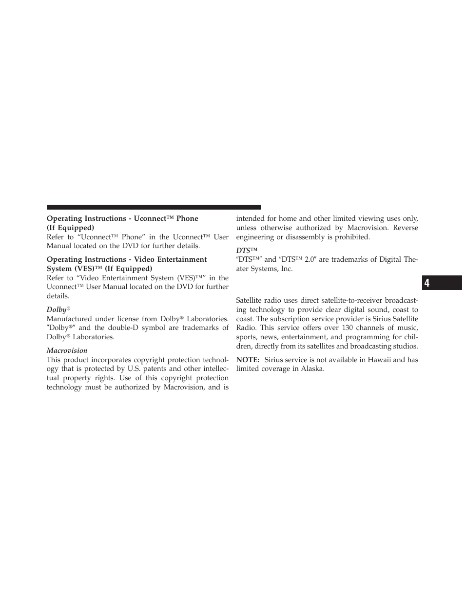 Uconnect™ multimedia (satellite radio), If equipped | Jeep 2011 Patriot - Owner Manual User Manual | Page 237 / 490