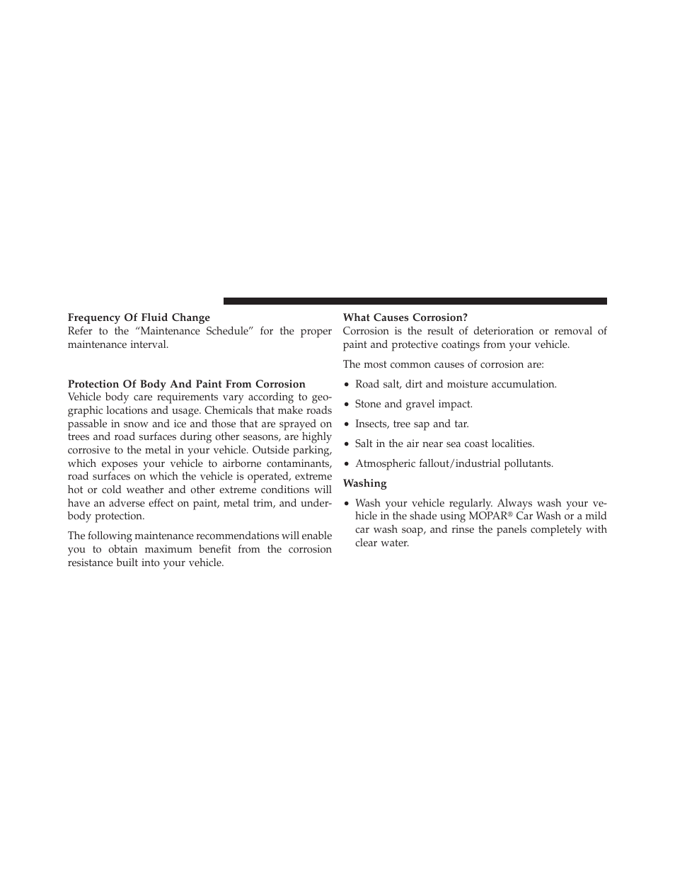 Appearance care and protection from corrosion, Appearance care and protection from, Corrosion | Jeep 2011 Patriot - Owner Manual User Manual | Page 428 / 490