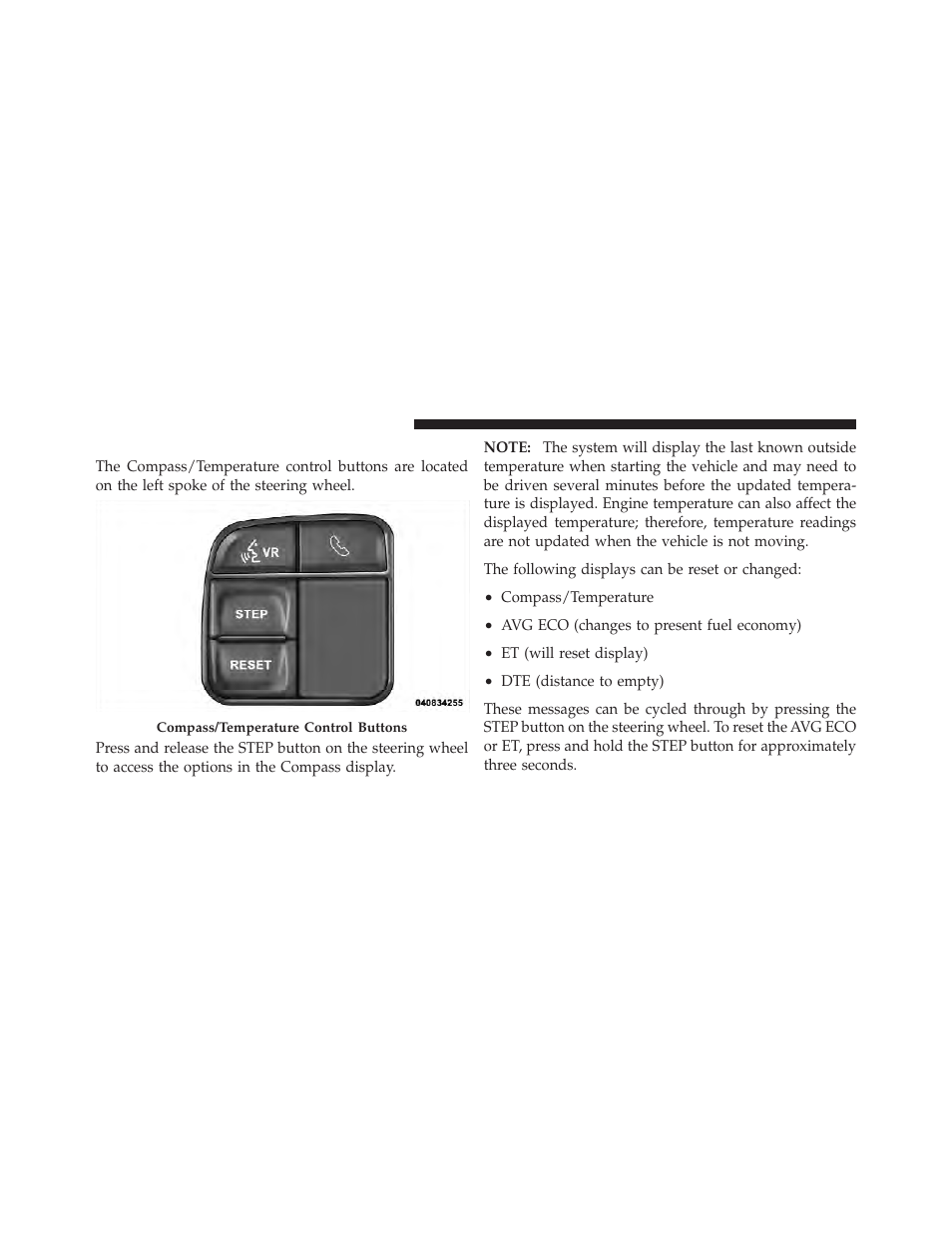 Control buttons | Jeep 2011 Wrangler - Owner Manual User Manual | Page 284 / 603