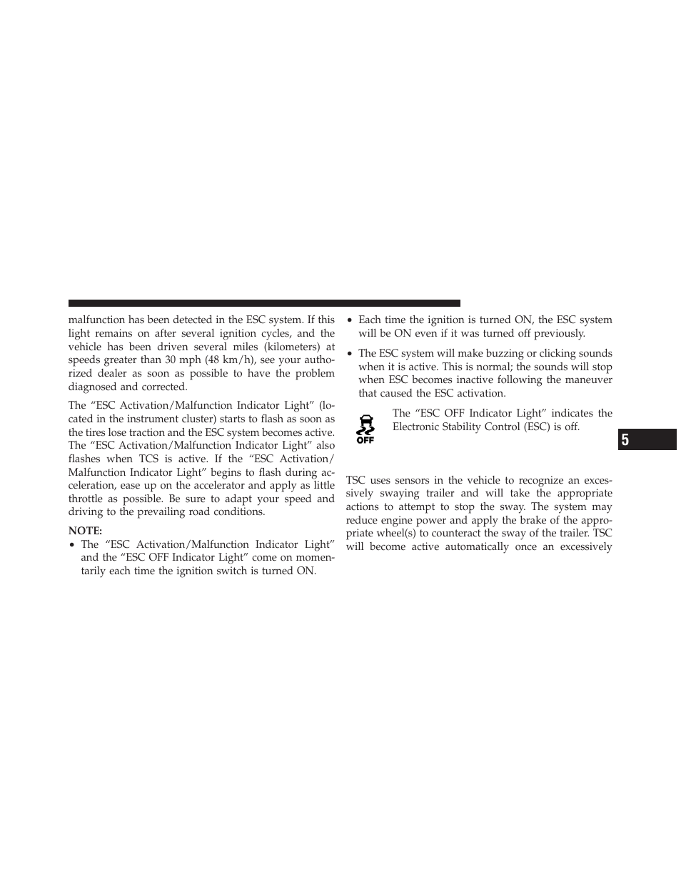 Trailer sway control (tsc) | Jeep 2011 Wrangler - Owner Manual User Manual | Page 425 / 603