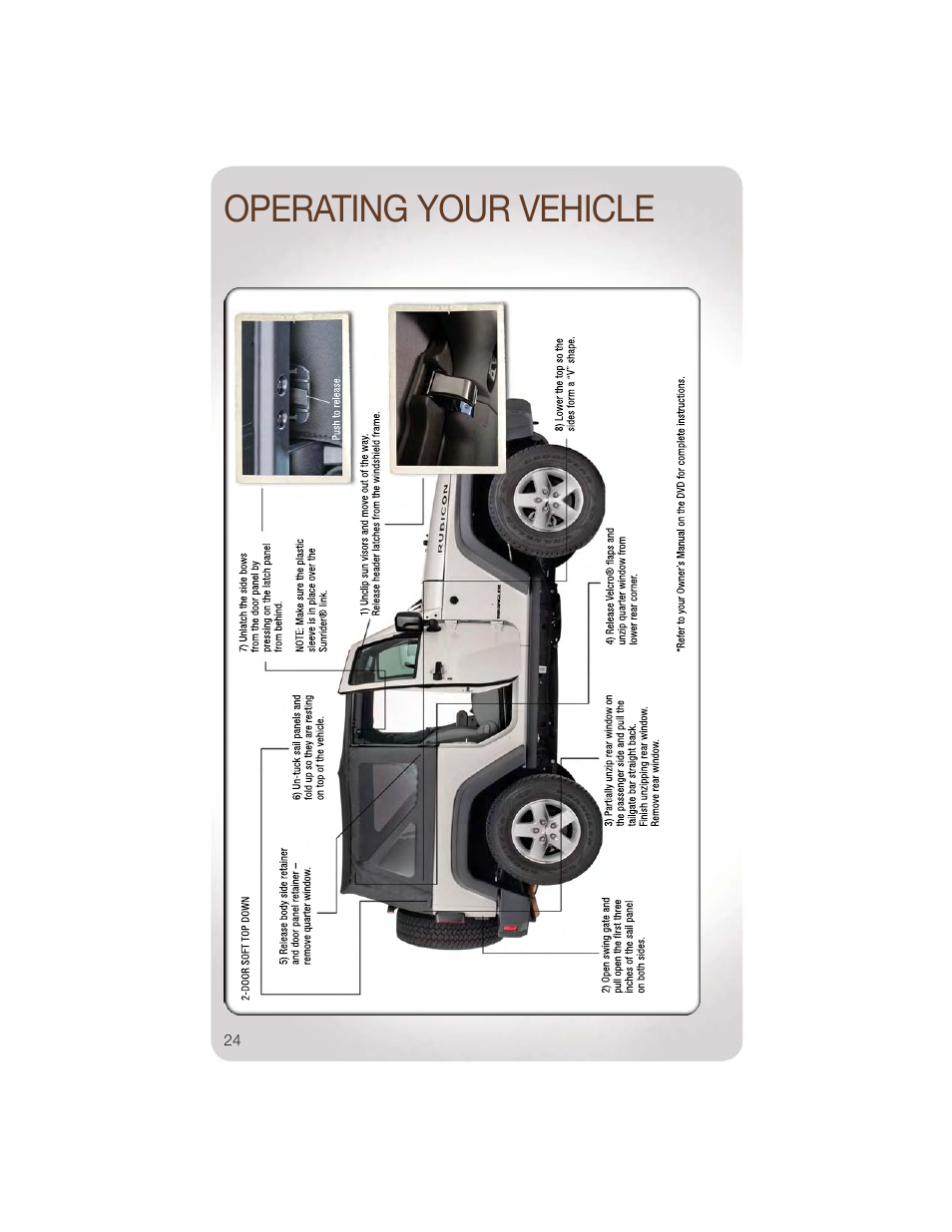 Operating your vehicle | Jeep 2011 Wrangler - User Guide User Manual | Page 26 / 88