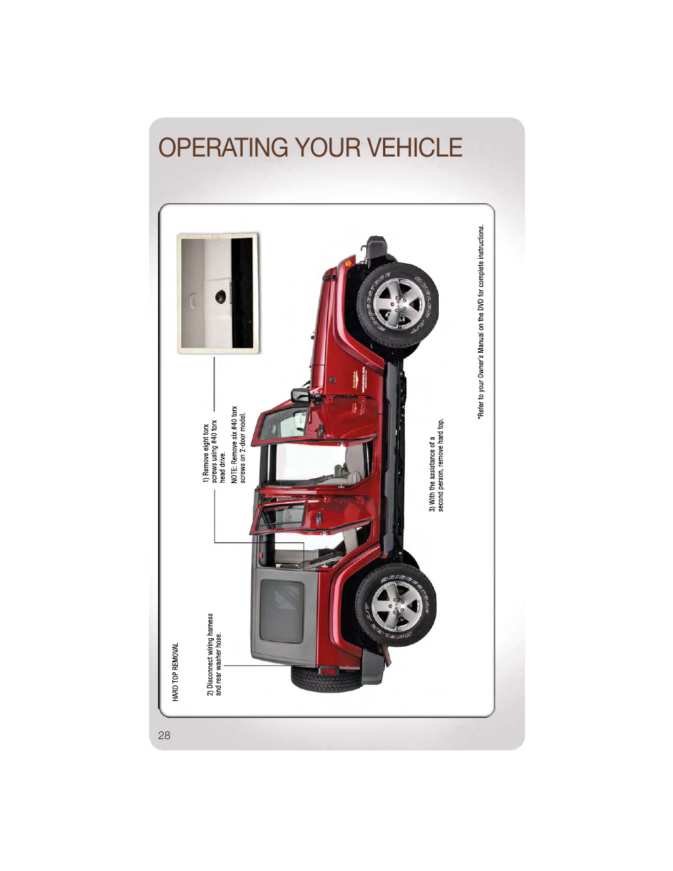 Operating your vehicle | Jeep 2011 Wrangler - User Guide User Manual | Page 30 / 88