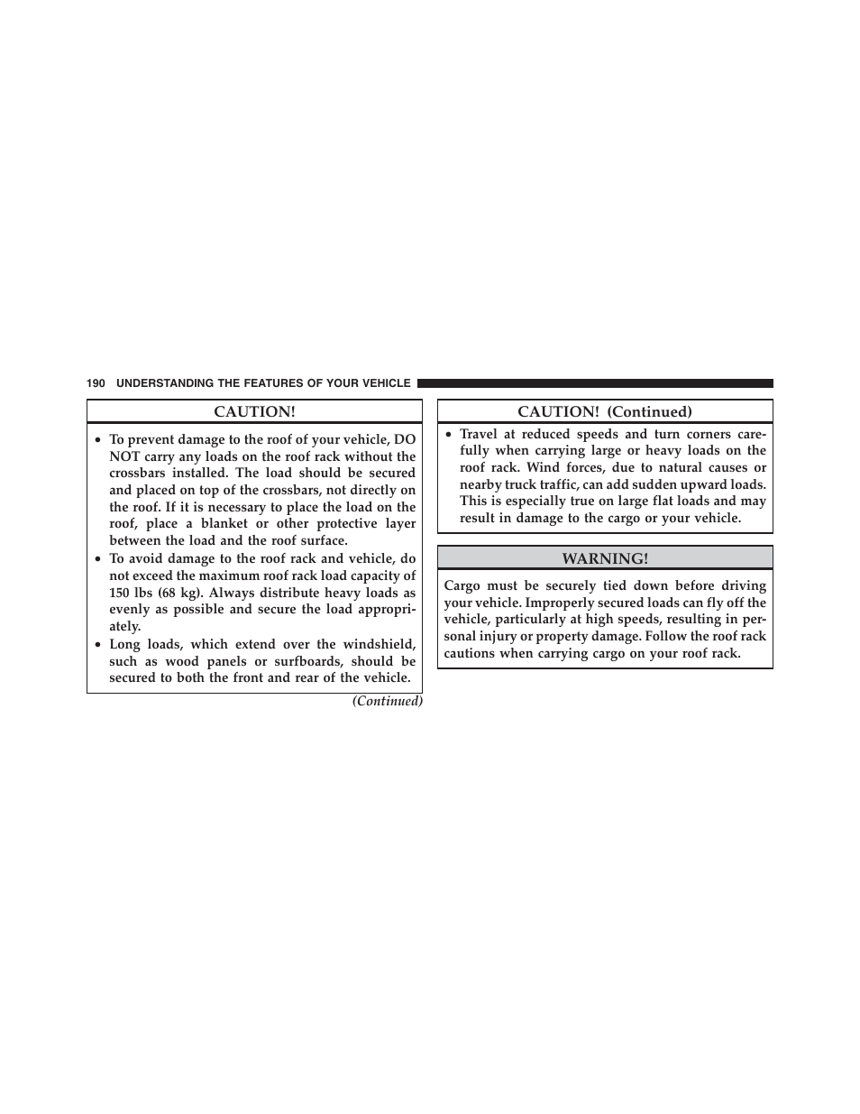 Jeep 2012 Compass - Owner Manual User Manual | Page 192 / 497