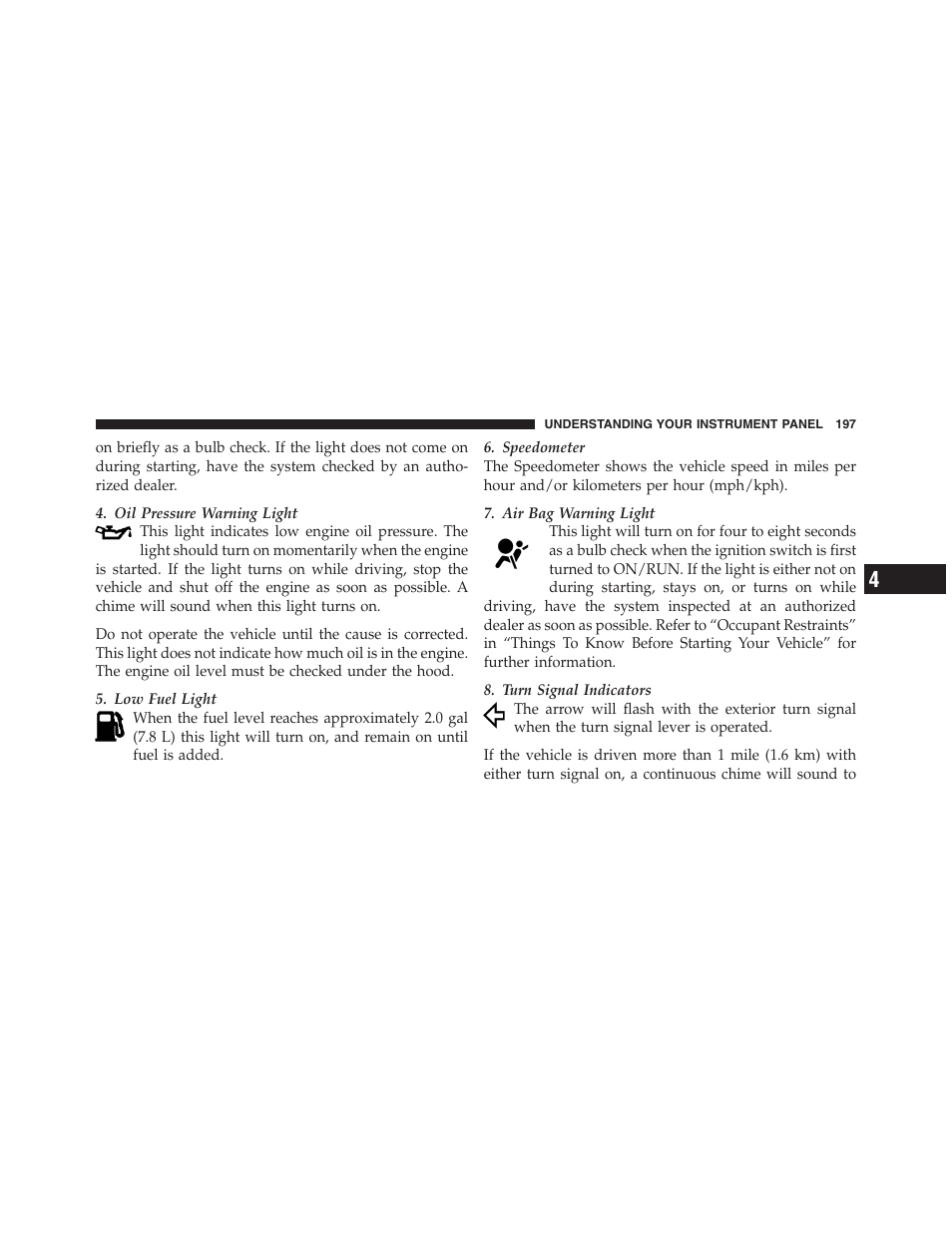 Jeep 2012 Compass - Owner Manual User Manual | Page 199 / 497