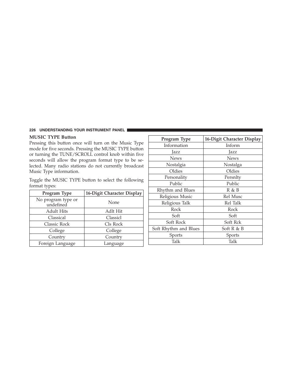 Jeep 2012 Compass - Owner Manual User Manual | Page 228 / 497