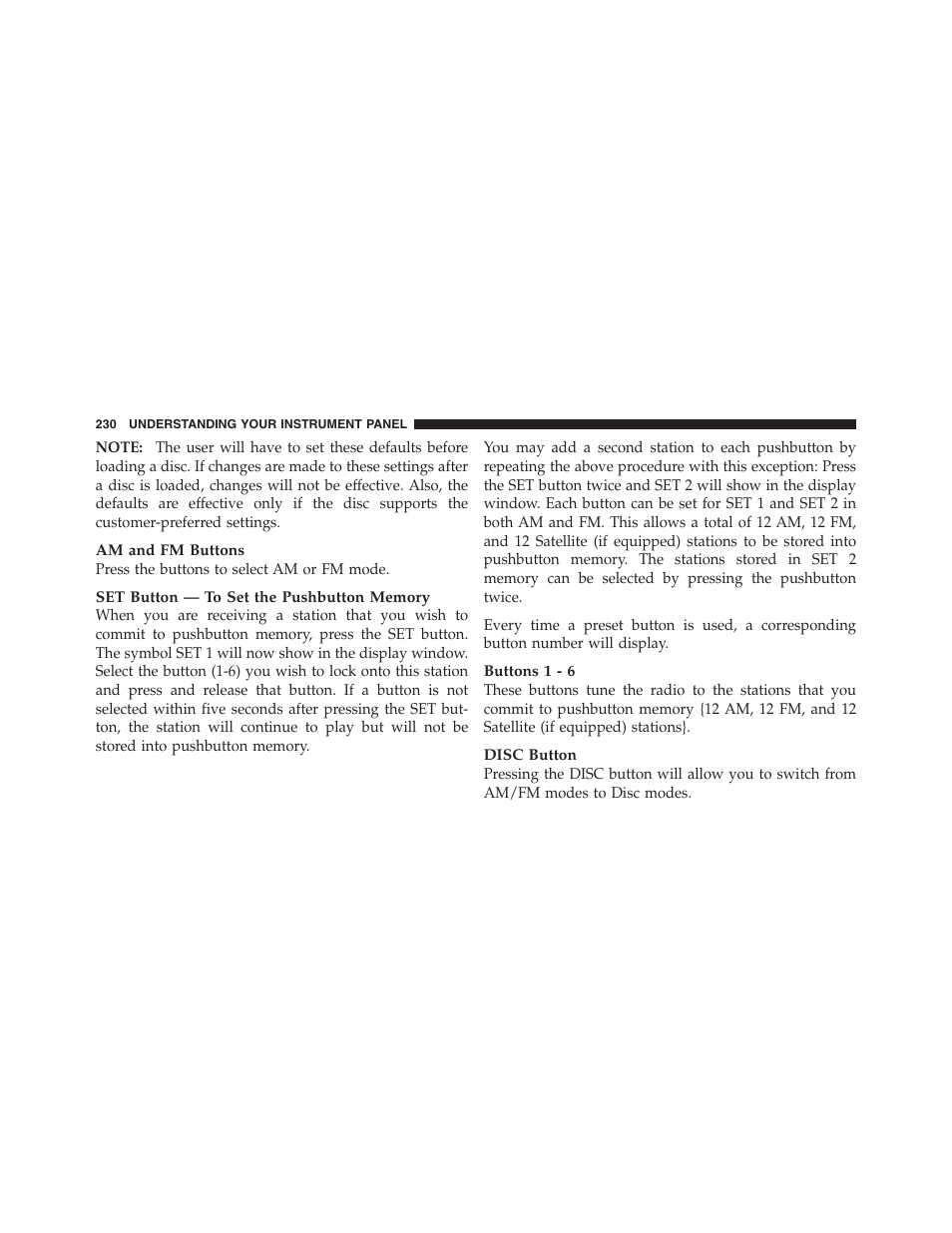 Jeep 2012 Compass - Owner Manual User Manual | Page 232 / 497