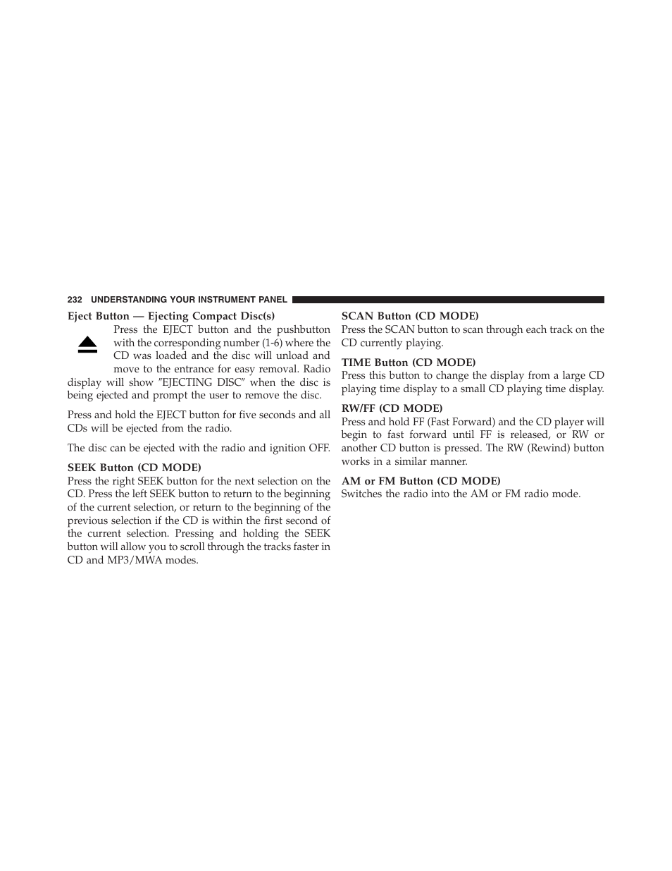 Jeep 2012 Compass - Owner Manual User Manual | Page 234 / 497