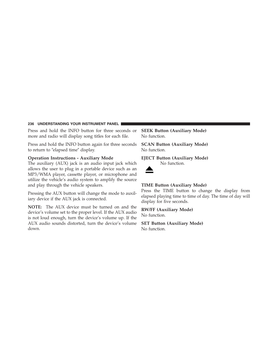Jeep 2012 Compass - Owner Manual User Manual | Page 238 / 497