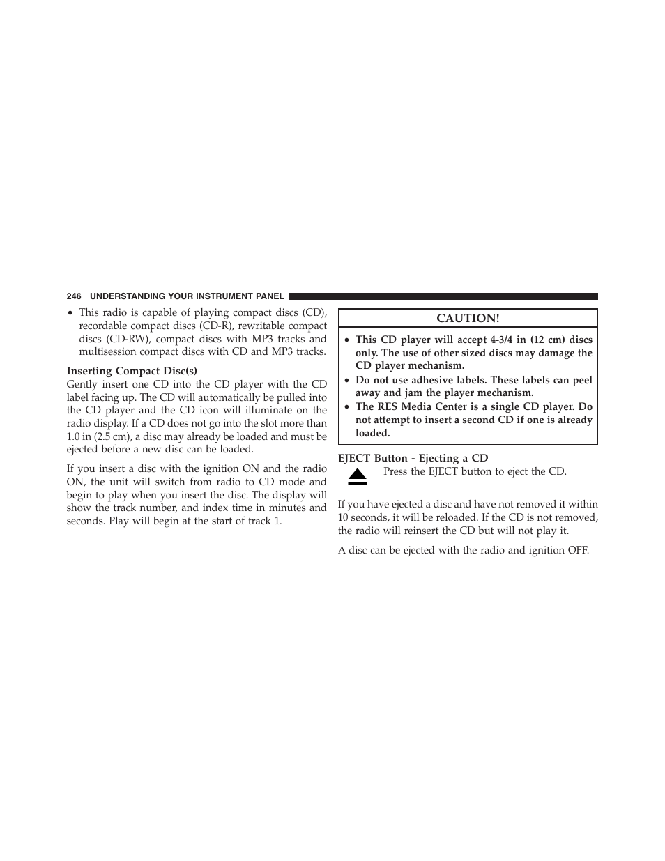 Jeep 2012 Compass - Owner Manual User Manual | Page 248 / 497