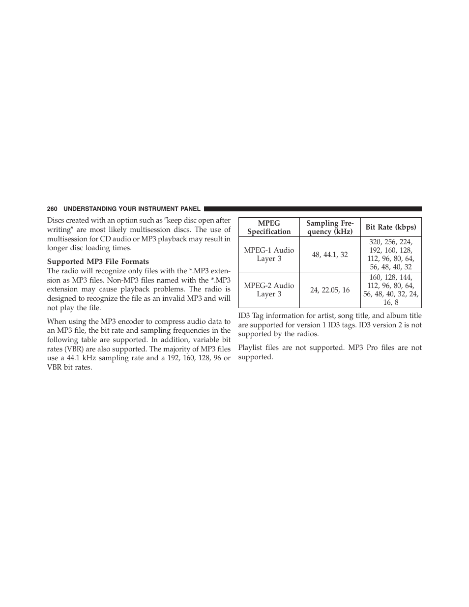 Jeep 2012 Compass - Owner Manual User Manual | Page 262 / 497