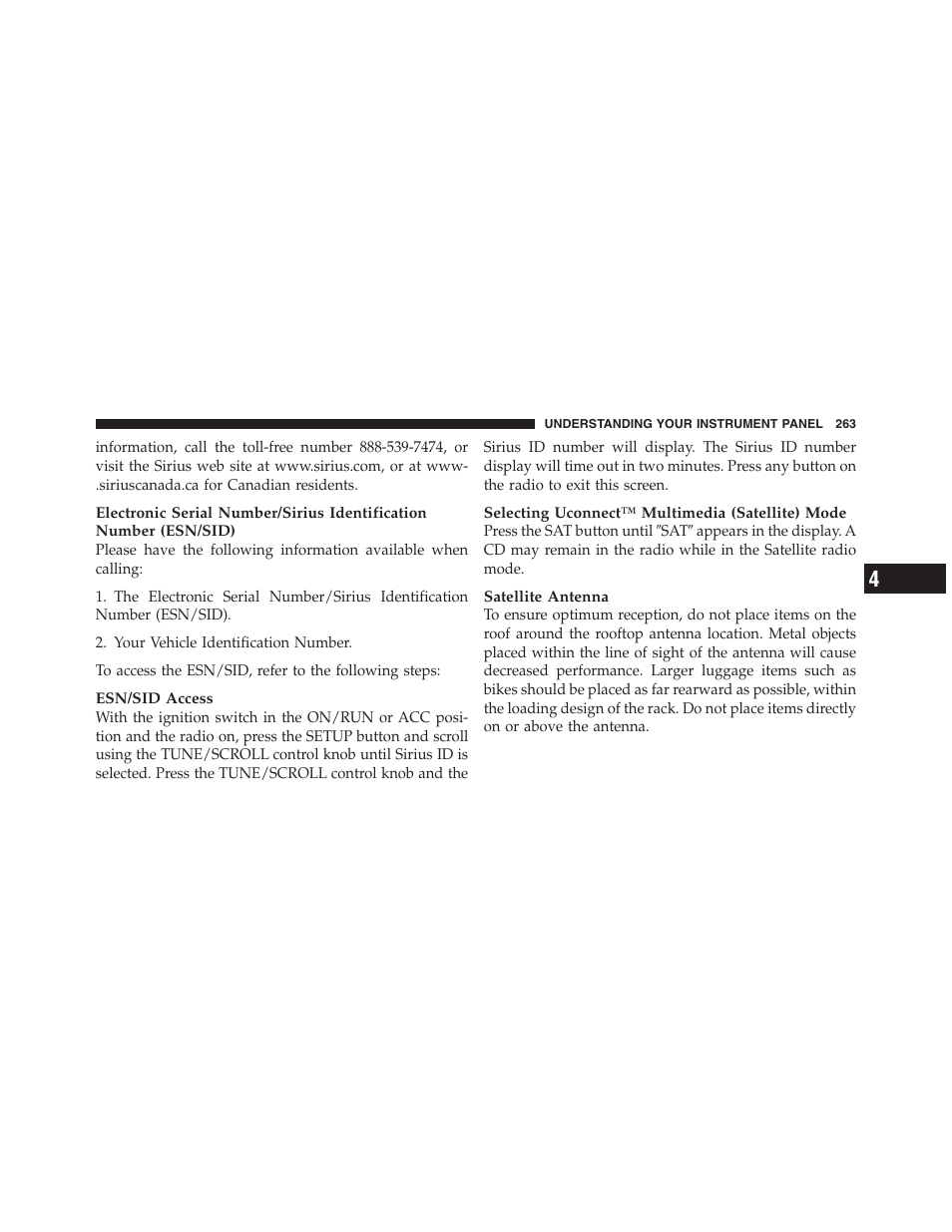 Jeep 2012 Compass - Owner Manual User Manual | Page 265 / 497