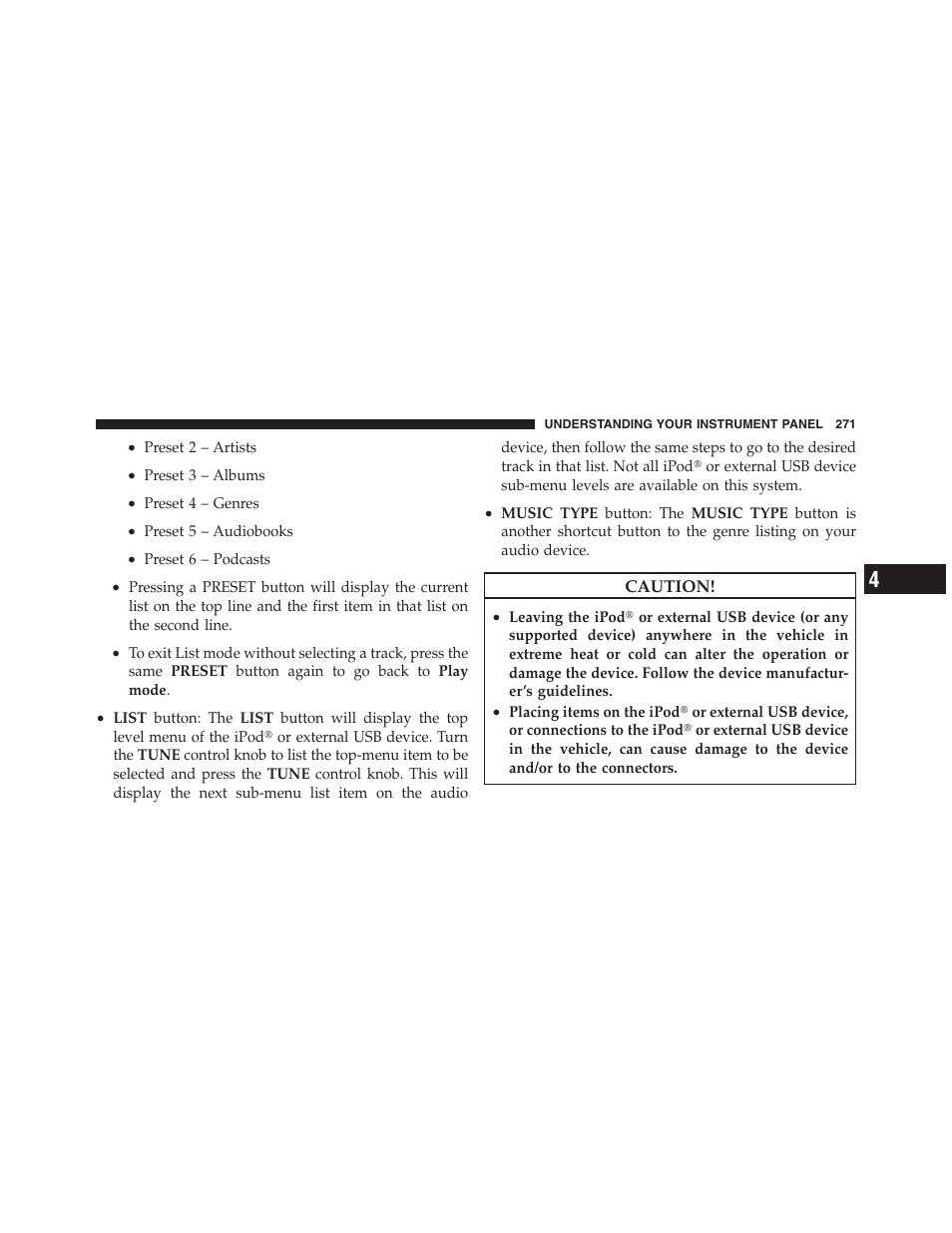 Jeep 2012 Compass - Owner Manual User Manual | Page 273 / 497