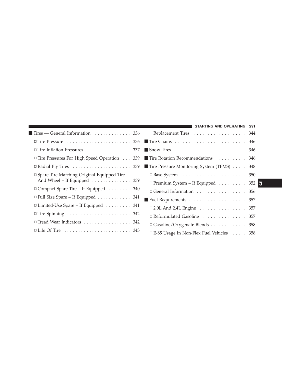 Jeep 2012 Compass - Owner Manual User Manual | Page 293 / 497