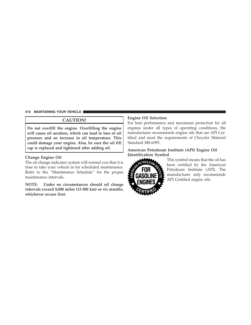 Jeep 2012 Compass - Owner Manual User Manual | Page 412 / 497