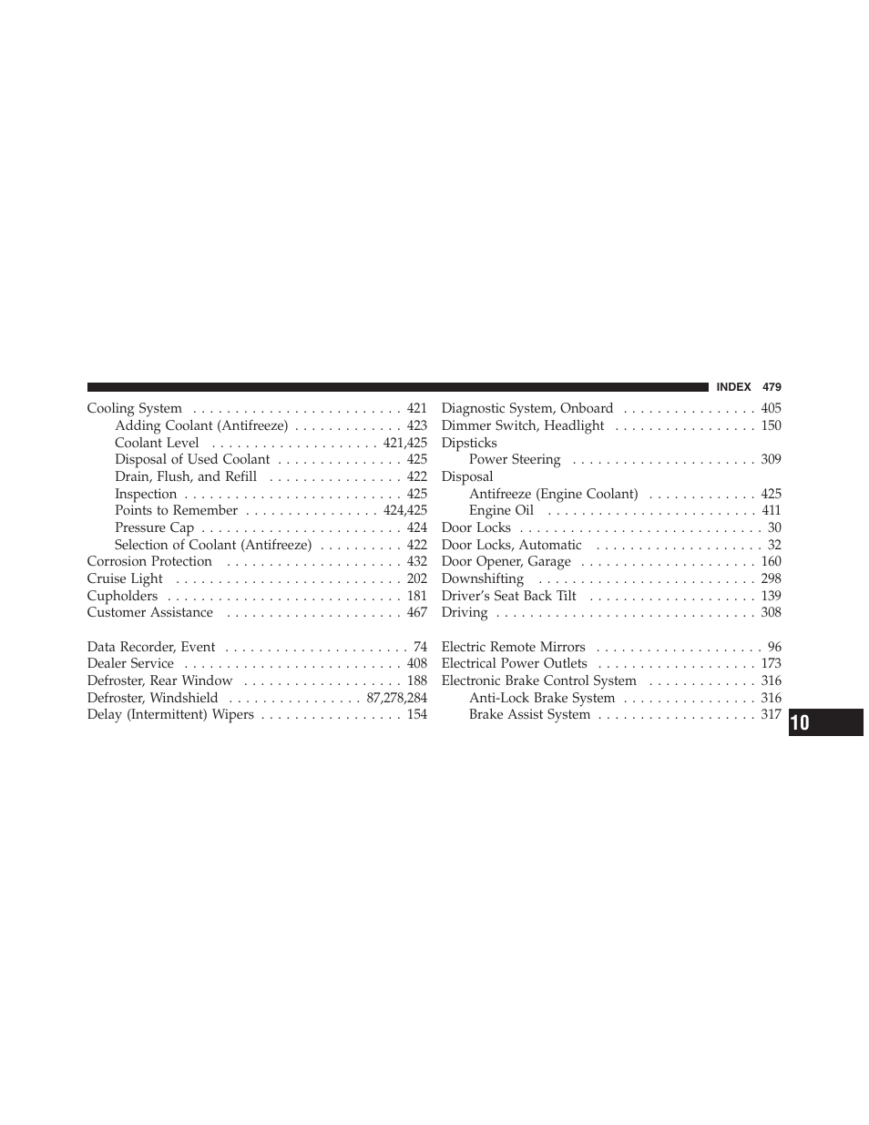 Jeep 2012 Compass - Owner Manual User Manual | Page 481 / 497