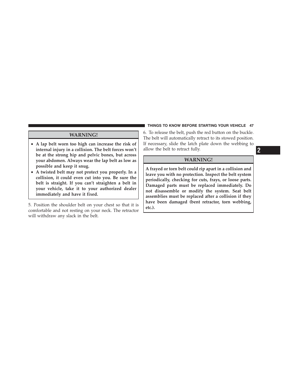 Jeep 2012 Compass - Owner Manual User Manual | Page 49 / 497
