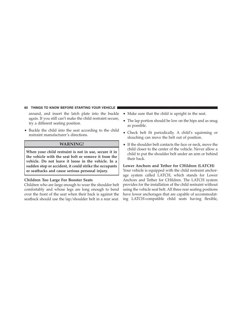 Jeep 2012 Compass - Owner Manual User Manual | Page 82 / 497