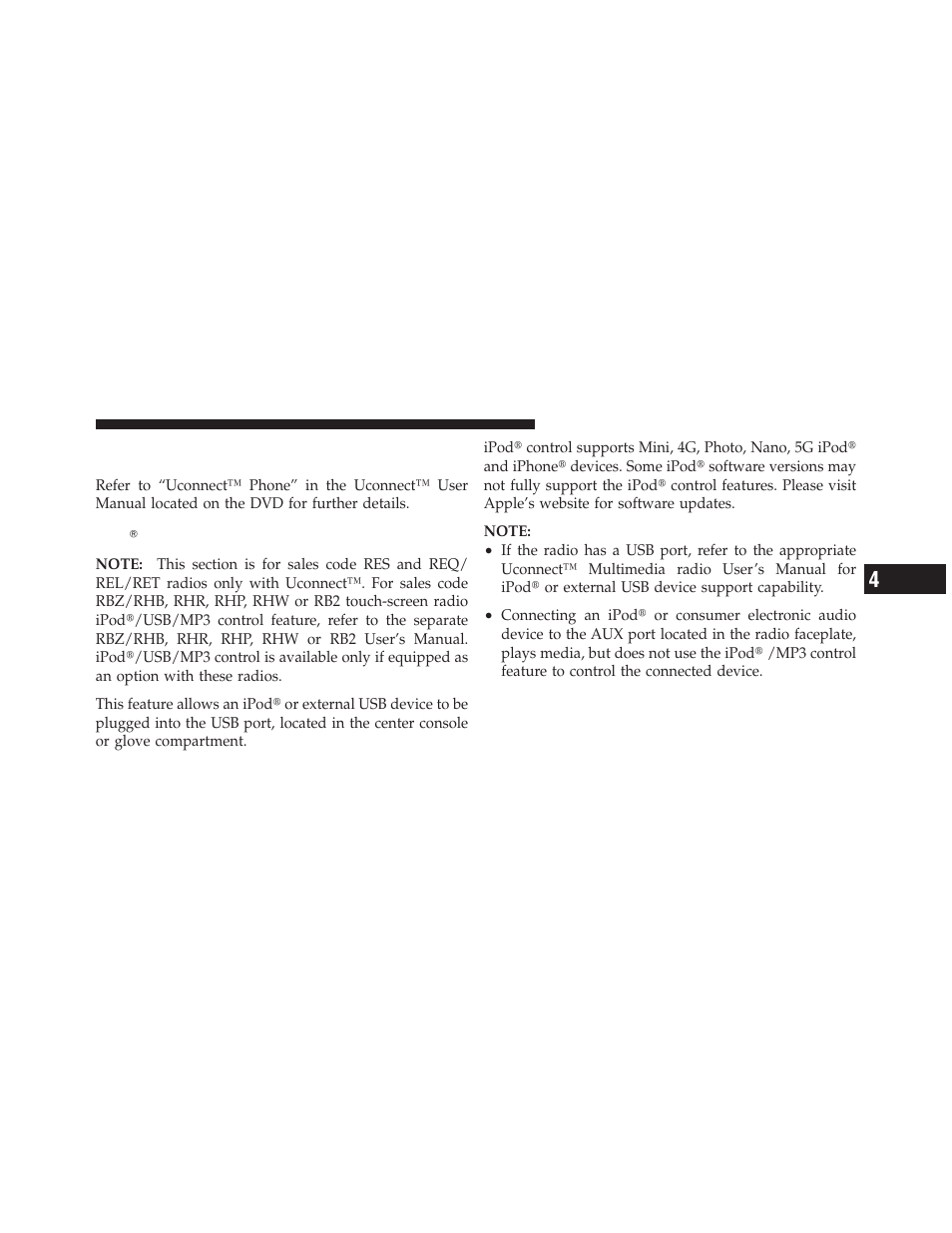 Ipodĥ/usb/mp3 control — if equipped, Operating instructions (uconnect™ phone), If equipped | Ipod௡/usb/mp3 control — if equipped | Jeep 2012 Grand Cherokee - Owner Manual User Manual | Page 355 / 679