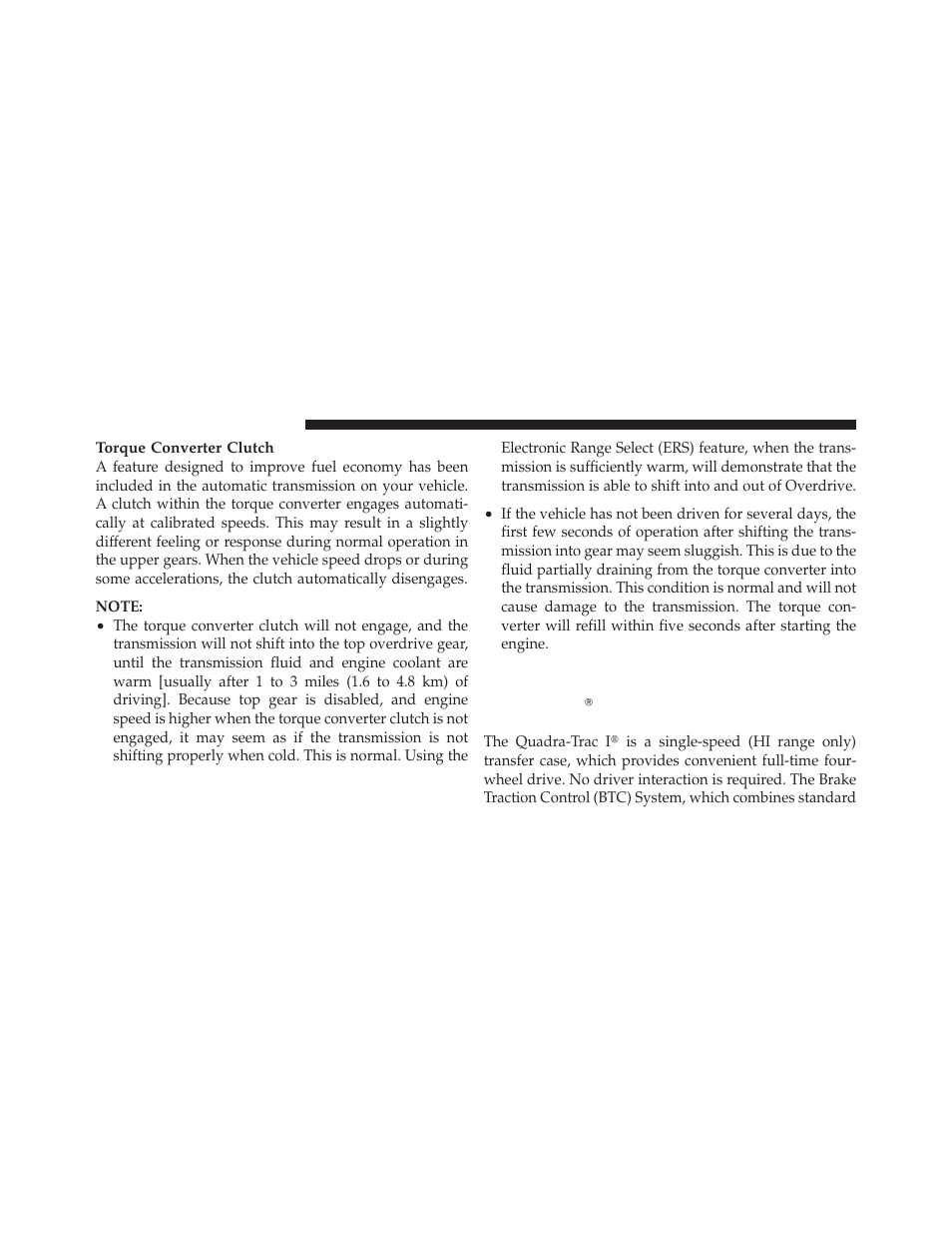 Four-wheel drive operation, Quadra-trac i௡ operating instructions, Precautions – if equipped | Jeep 2012 Grand Cherokee - Owner Manual User Manual | Page 442 / 679