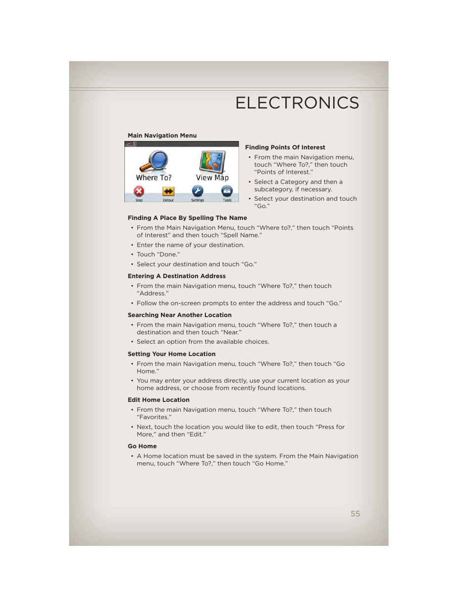 Electronics | Jeep 2012 Grand Cherokee SRT - User Guide User Manual | Page 57 / 148