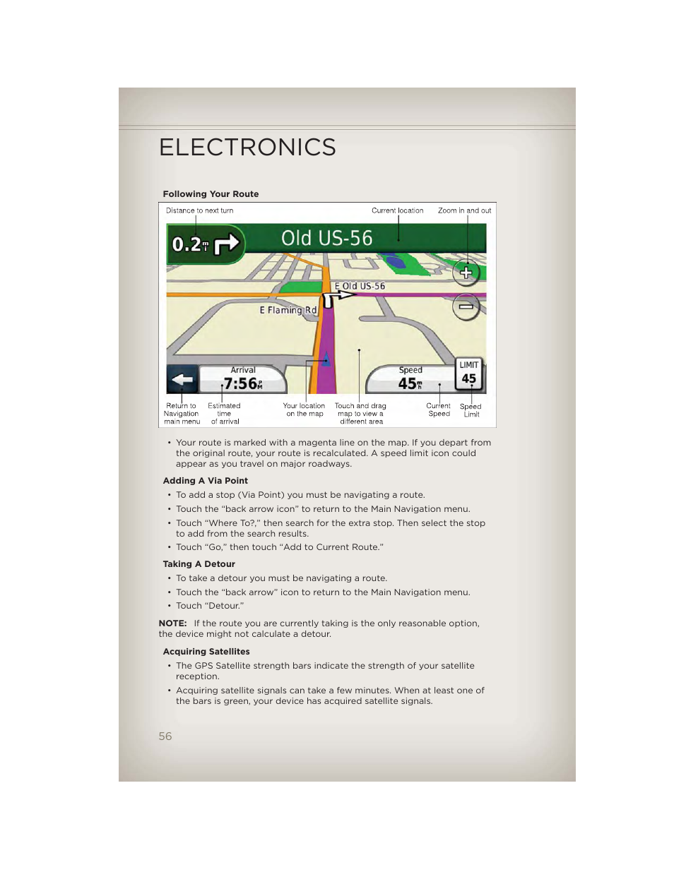 Electronics | Jeep 2012 Grand Cherokee SRT - User Guide User Manual | Page 58 / 148