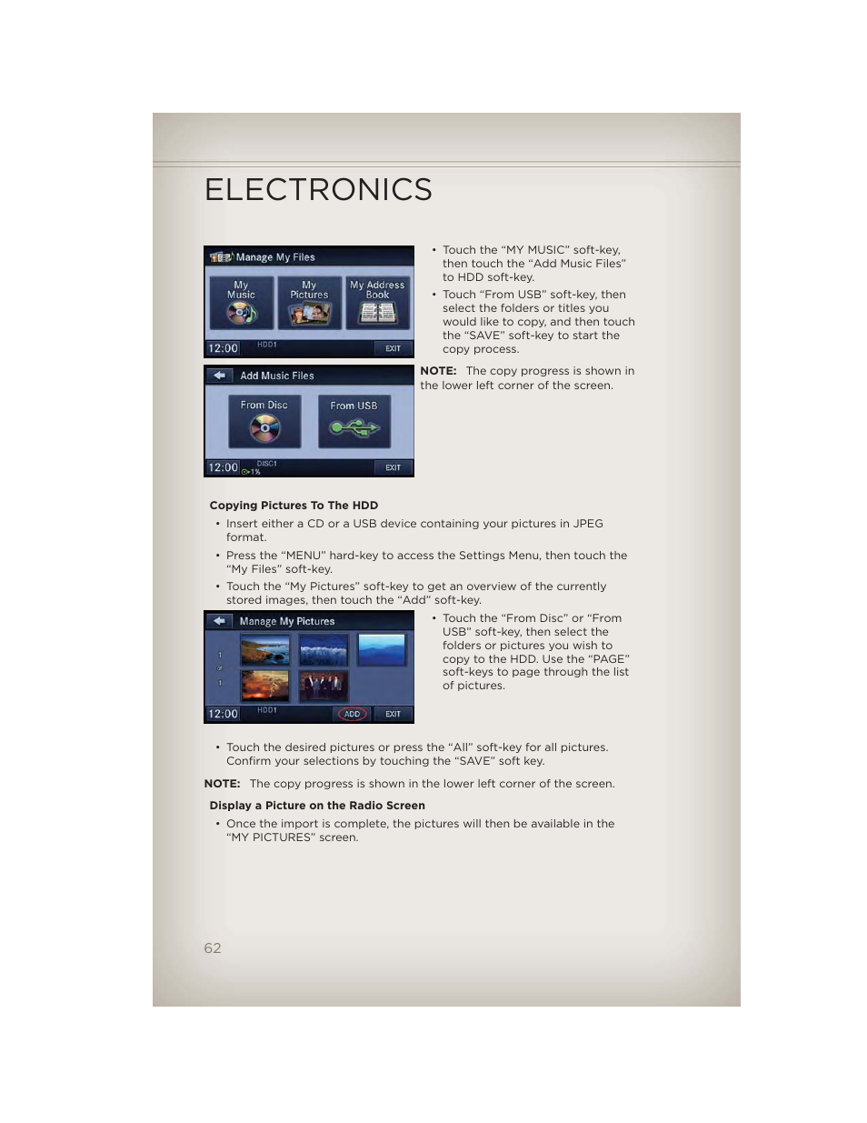 Electronics | Jeep 2012 Grand Cherokee SRT - User Guide User Manual | Page 64 / 148